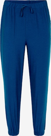 Jimmy Sanders Tapered Trousers in Blue: front