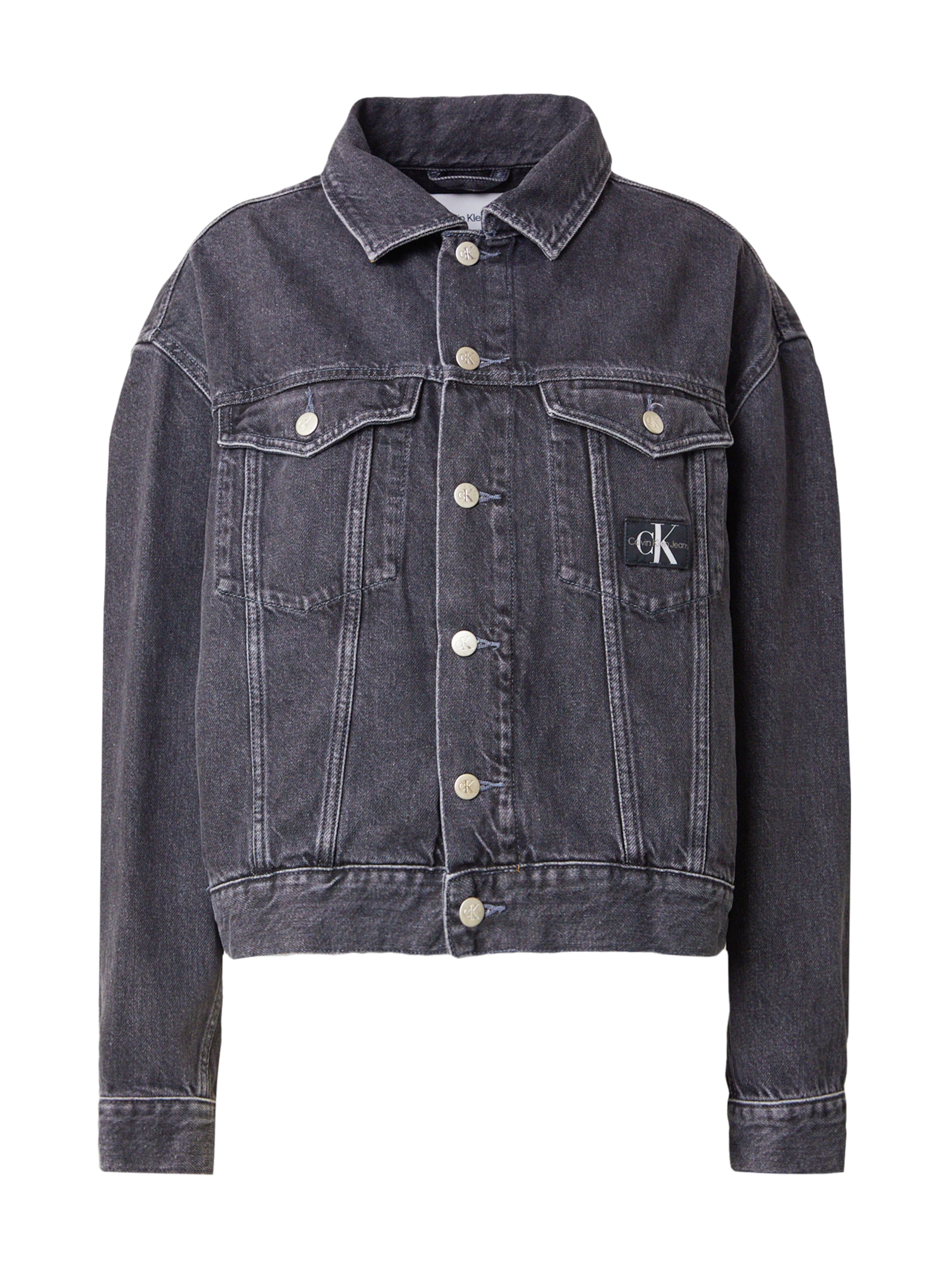 Giacca di mezza stagione di Calvin Klein Jeans in grigio: frontale