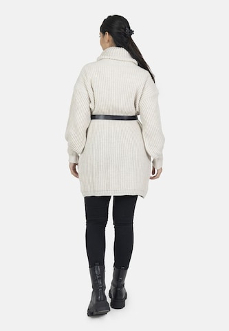 Elara Gebreide jurk in Beige