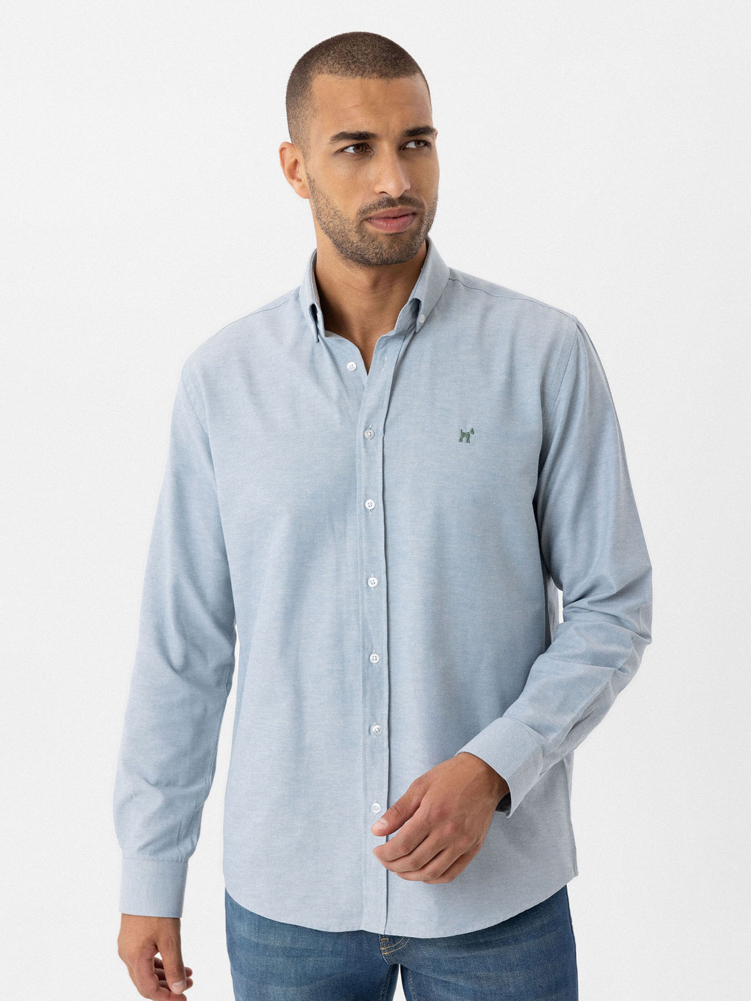 Williot Regular Fit Hemd in Blau: Vorderseite