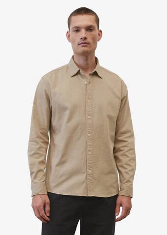 Marc O'Polo Regular Fit Hemd in Beige: predná strana