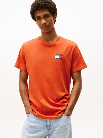 Tommy Jeans Koszulka 'ESSENTIAL' w kolorze pomarańczowy: przód