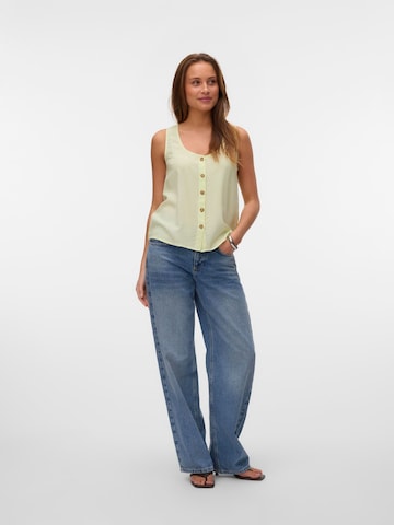 VERO MODA Blouse 'VMBumpy' in Groen