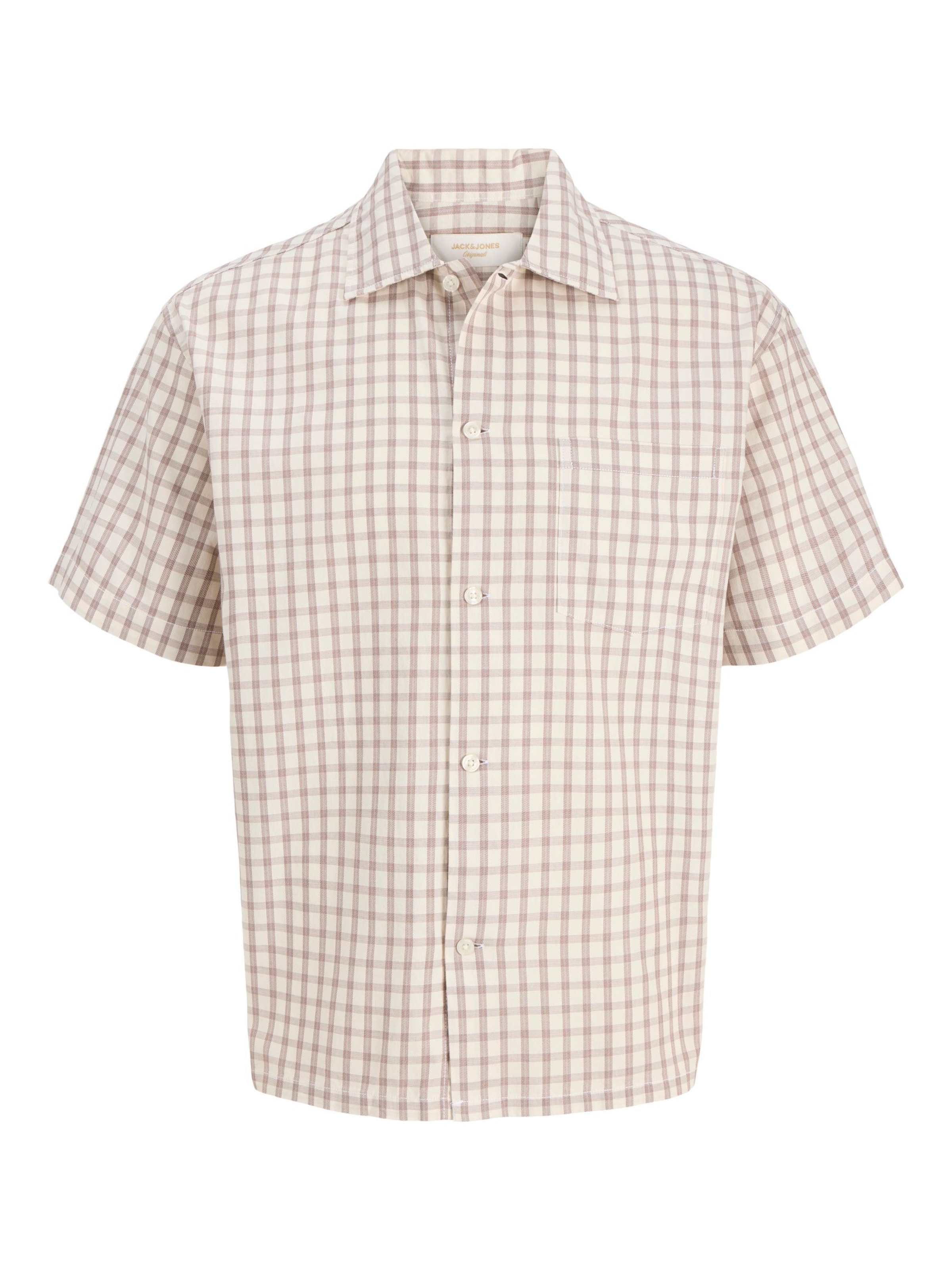 JACK & JONES Comfort Fit Skjorte i hvid: forside