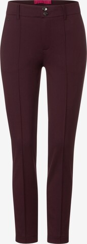 STREET ONE Regular Chino Pants in Purple: front
