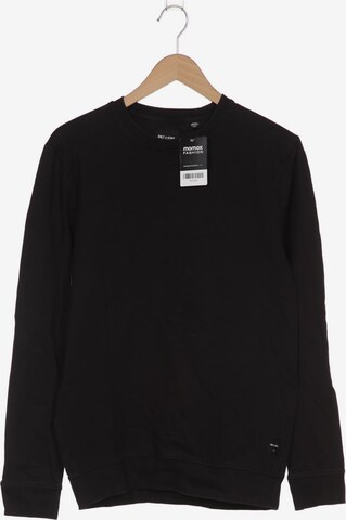 Only & Sons Sweatshirt & Zip-Up Hoodie in M in Black: front