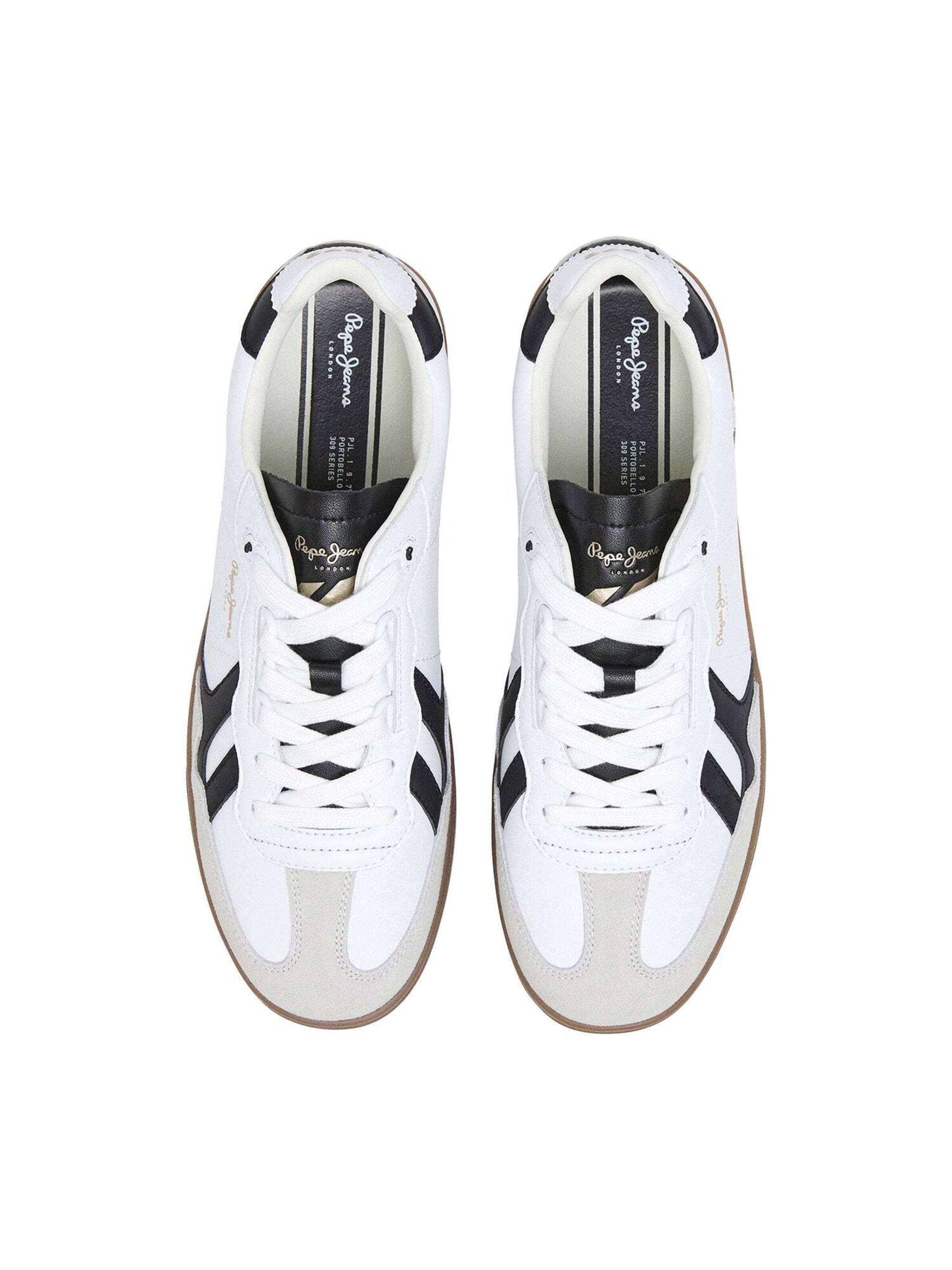 Pepe Jeans Platform trainers 'Ball Class' in White