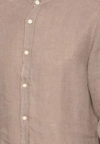 BOSS Orange Regular Fit Hemd 'Race_1' in Beige
