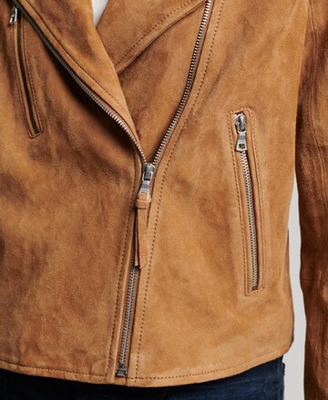 Veste mi-saison Superdry en marron