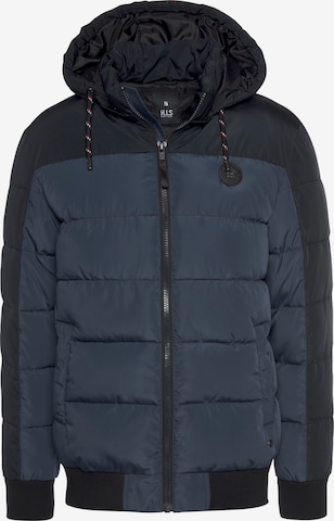 H.I.S Winter Jacket in Blue: front