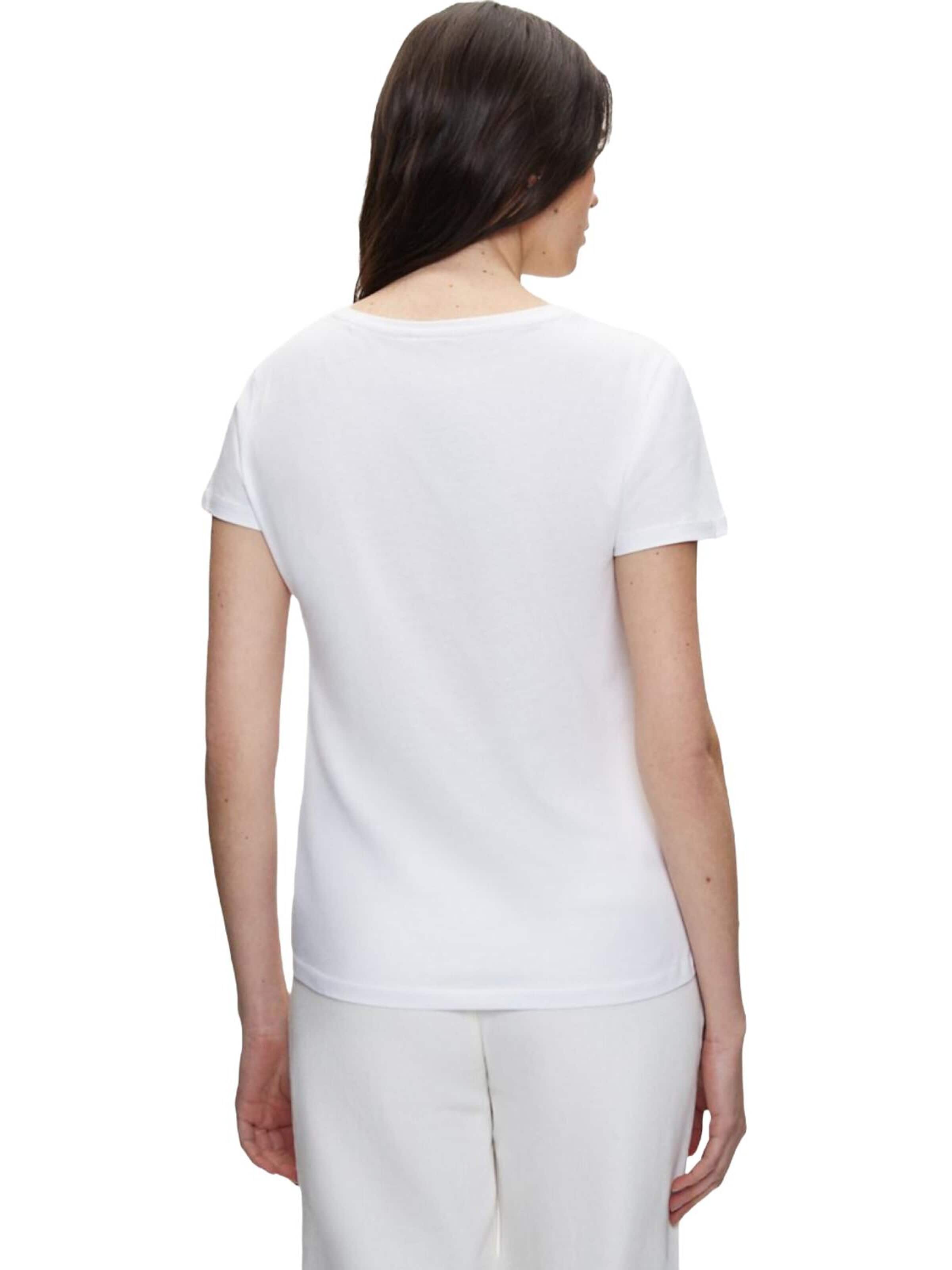 Maglietta 'V-Neck T-Shirt' di LTB Jeans in bianco