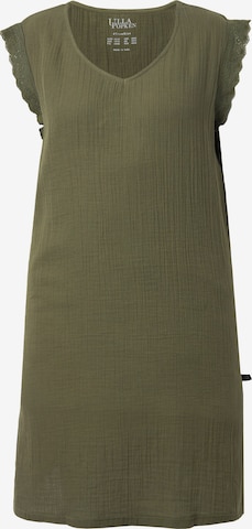 Ulla Popken Nightgown in Green: front