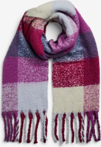 Fular 'PCMADA' de la PIECES pe mov: față