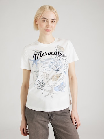 T-shirt GERRY WEBER en blanc : devant