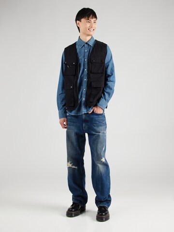 G-STAR Regular fit Overhemd in Blauw