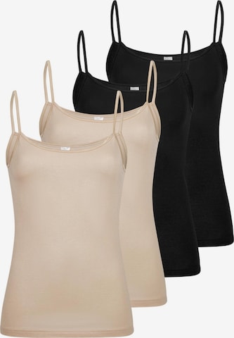 Nina von C. Undershirt 'Motion' in Brown: front