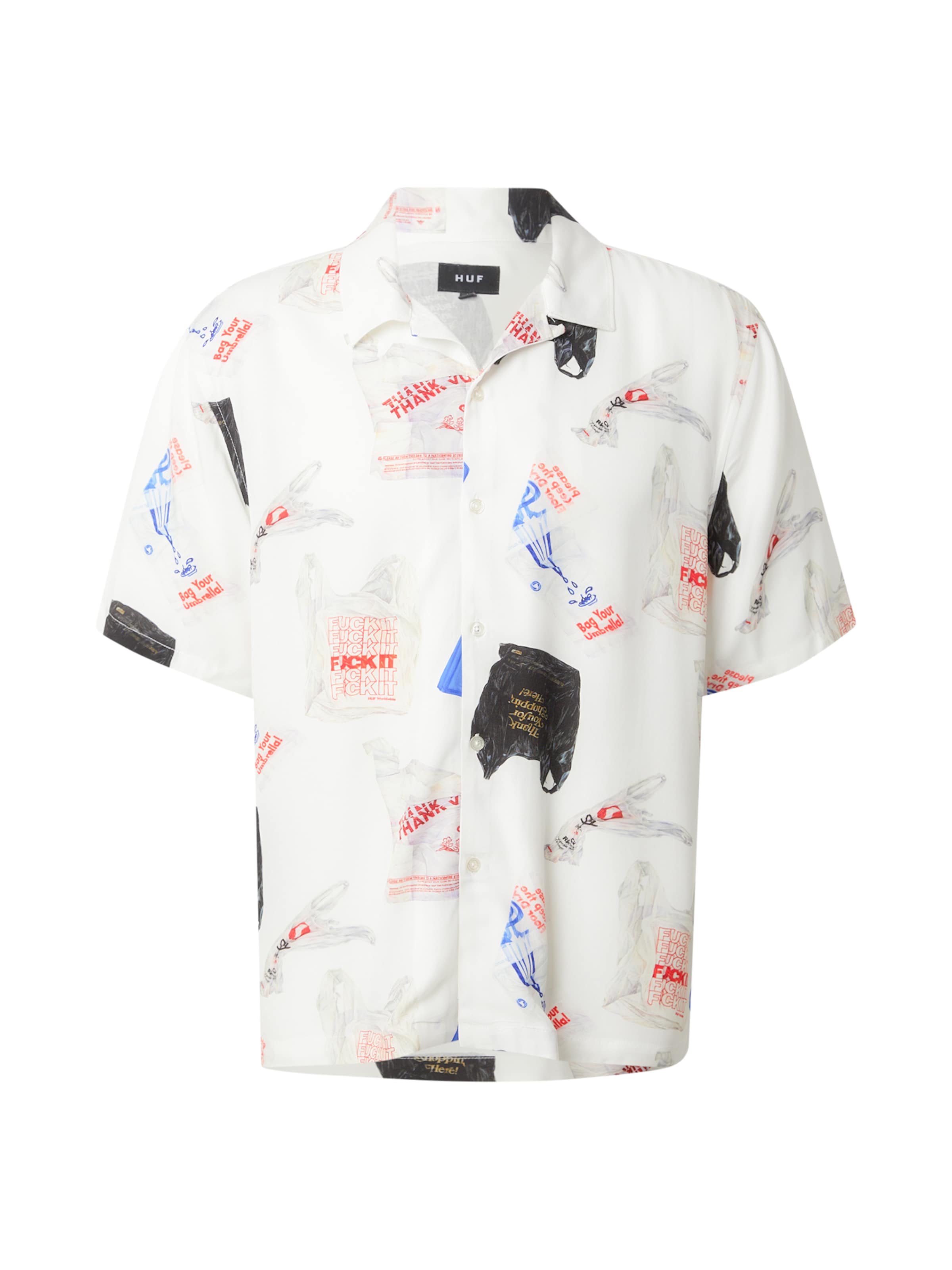 jauktas krāsas HUF Komforta piegriezums Krekls 'Merida': no priekšpuses