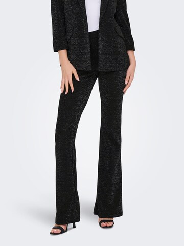 évasé Pantalon 'ONLPaige-Alya' ONLY en noir : devant