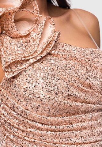 Robe de soirée Ombre en or