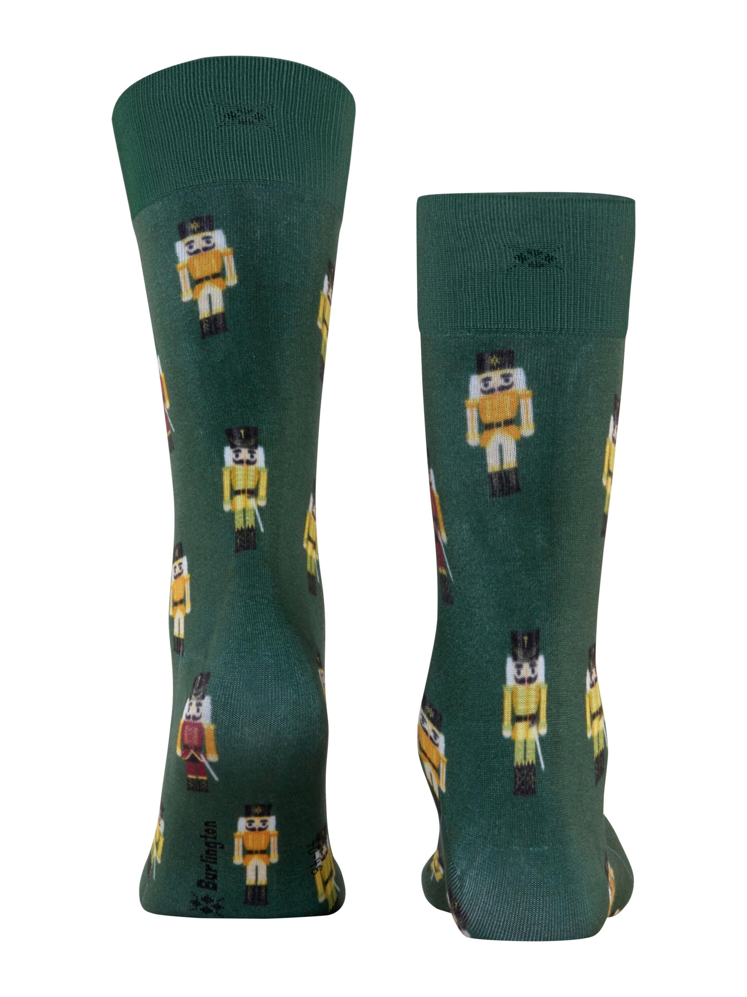 BURLINGTON Socks 'December Days' in Green