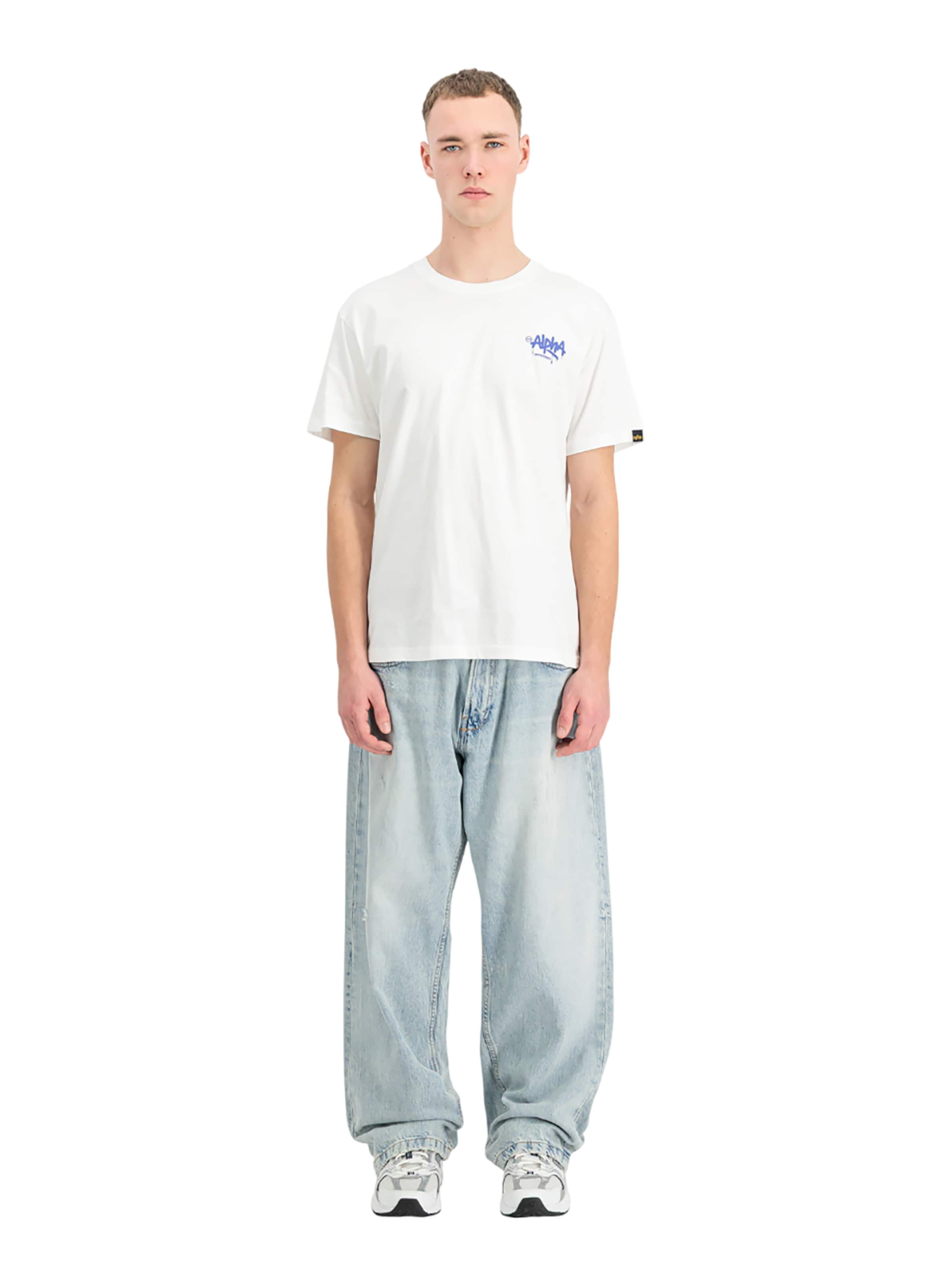 ALPHA INDUSTRIES Póló - fehér