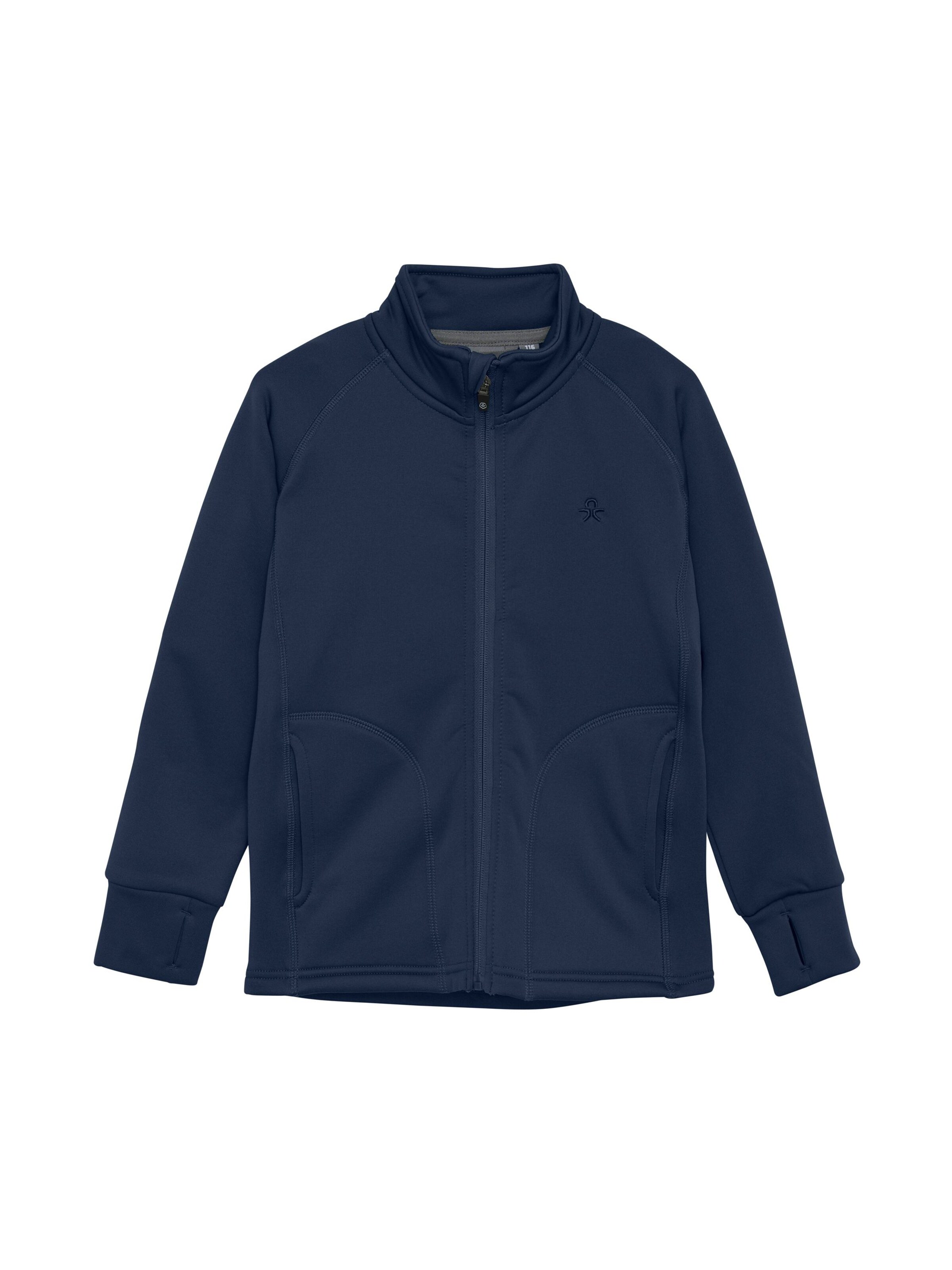 COLOR KIDS - Casaco meia-estação em azul: frente