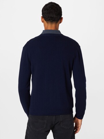 UNITED COLORS OF BENETTON Regular fit Knit Cardigan 'MAGLIA' in Blue