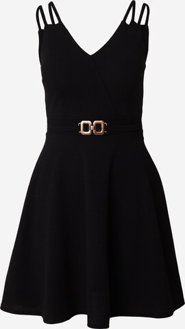 WAL G. فستان 'WENDY' بلون أسود: الأمام