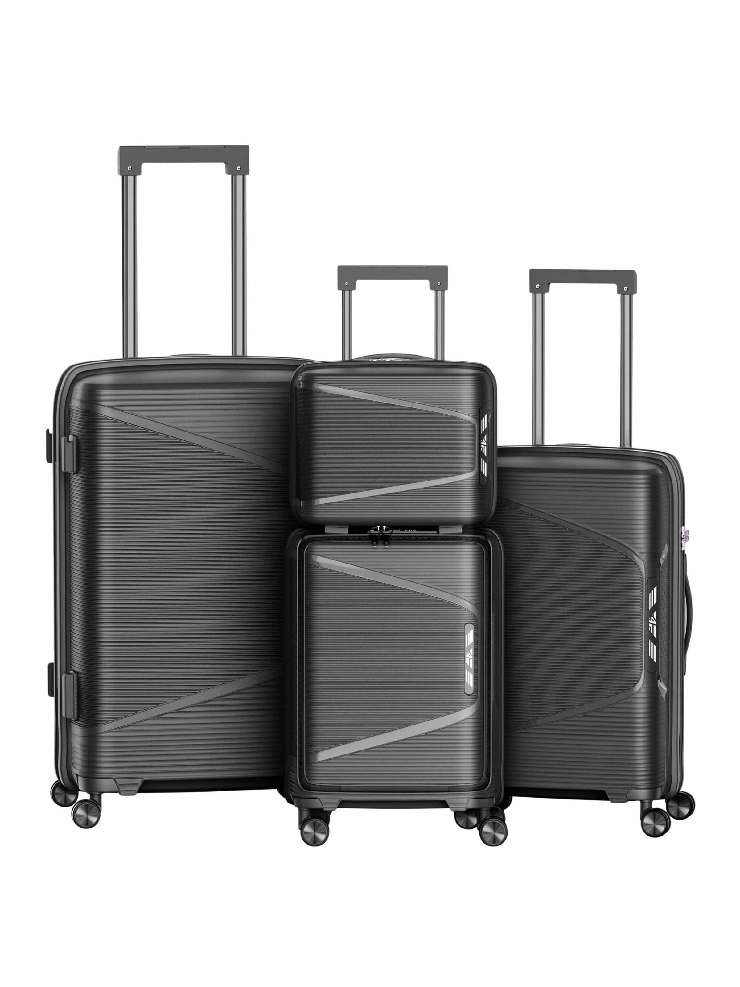 4FLY Suitcase Set 'Linea Lux' in Grey: front