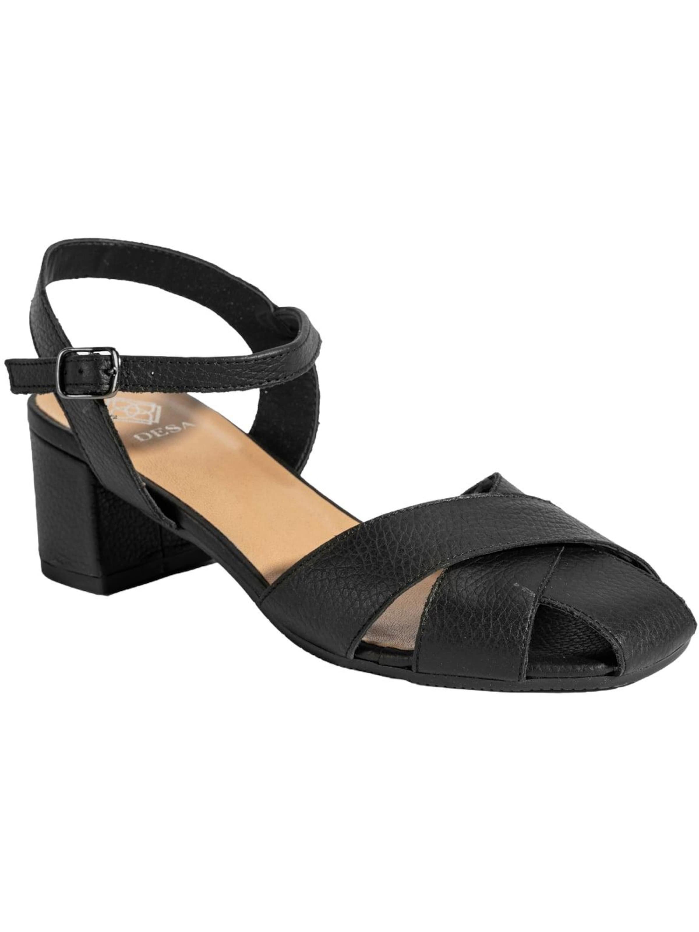 Desa Sandal 'Sandalen' in Black