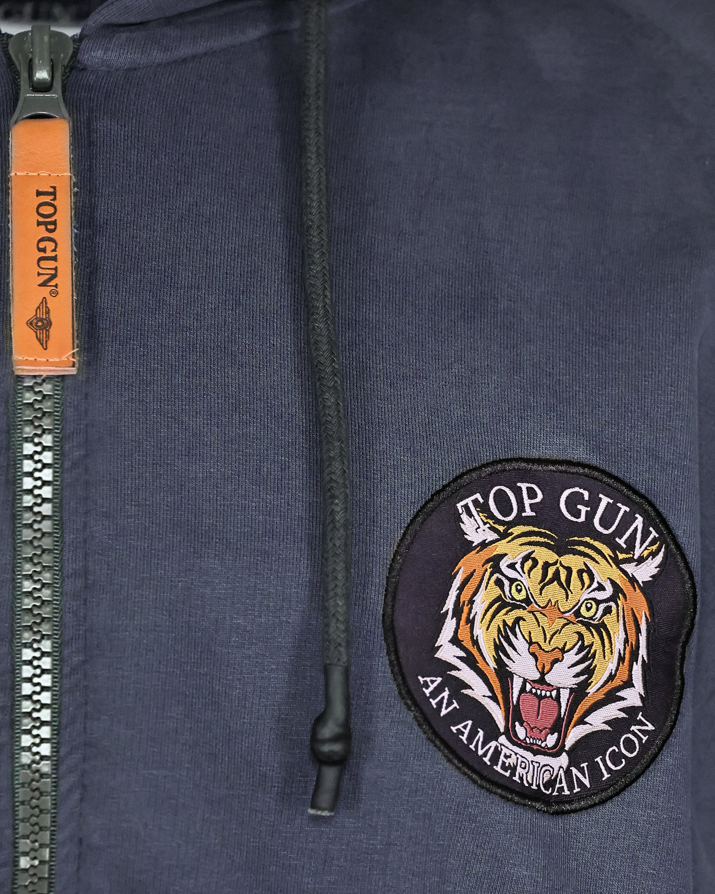 TOP GUN Sweatvest ' ' in Blauw