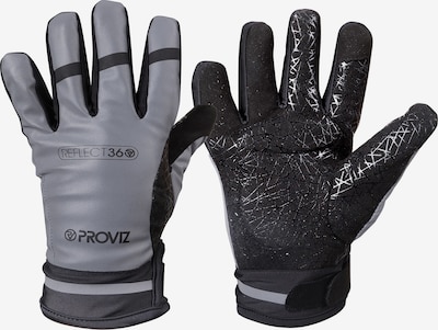 Proviz Vingerhandschoenen 'REFLECT360' in de kleur Grijs / Zwart, Productweergave