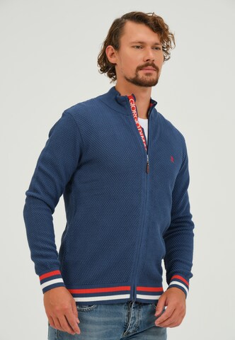 Giorgio di Mare Gebreid vest in Blauw