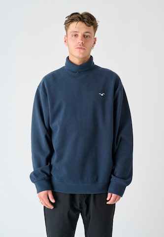 Cleptomanicx Sweater 'Cosy' in Blue: front