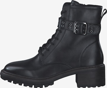 TAMARIS Lace-Up Ankle Boots in Black