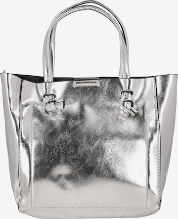 faina Handbag in Silver: front