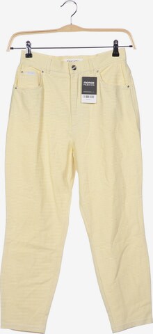 ESCADA Pants in XL in Yellow: front