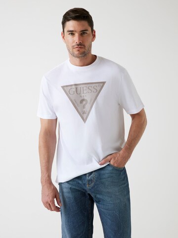Maglietta di GUESS in bianco: frontale