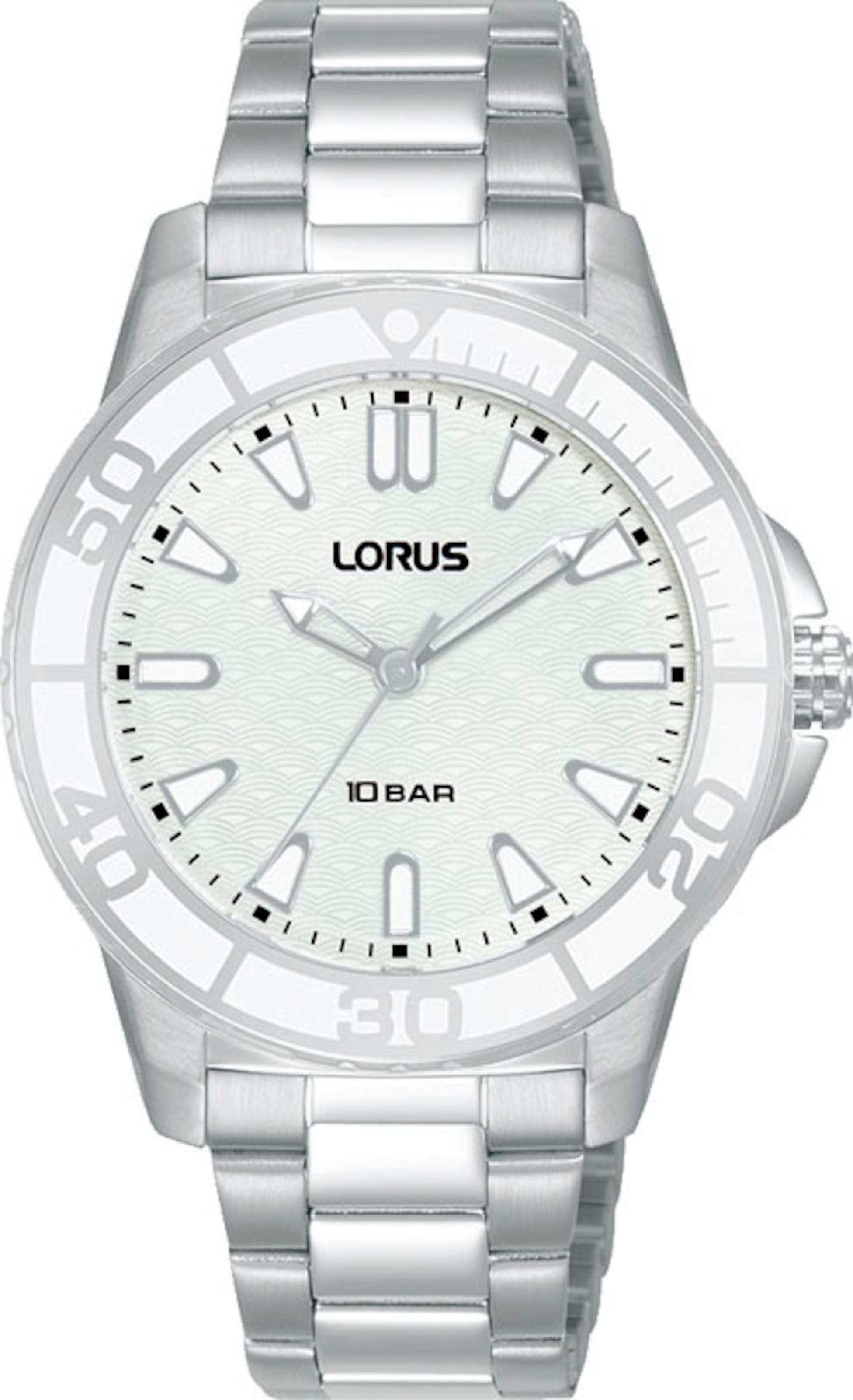 LORUS Analog Watch in Silver: front