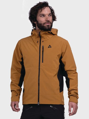 Schöffel Outdoor jacket 'Mountain' in Brown: front