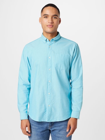 ESPRITRegular Fit Košulja - plava boja: prednji dio