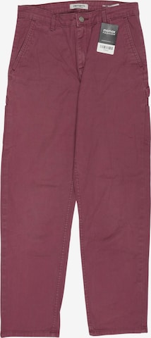 Carhartt WIP Stoffhose 26 in Rot: Vorderseite