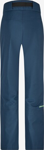 ZIENER Regular Workout Pants 'Aileen' in Blue