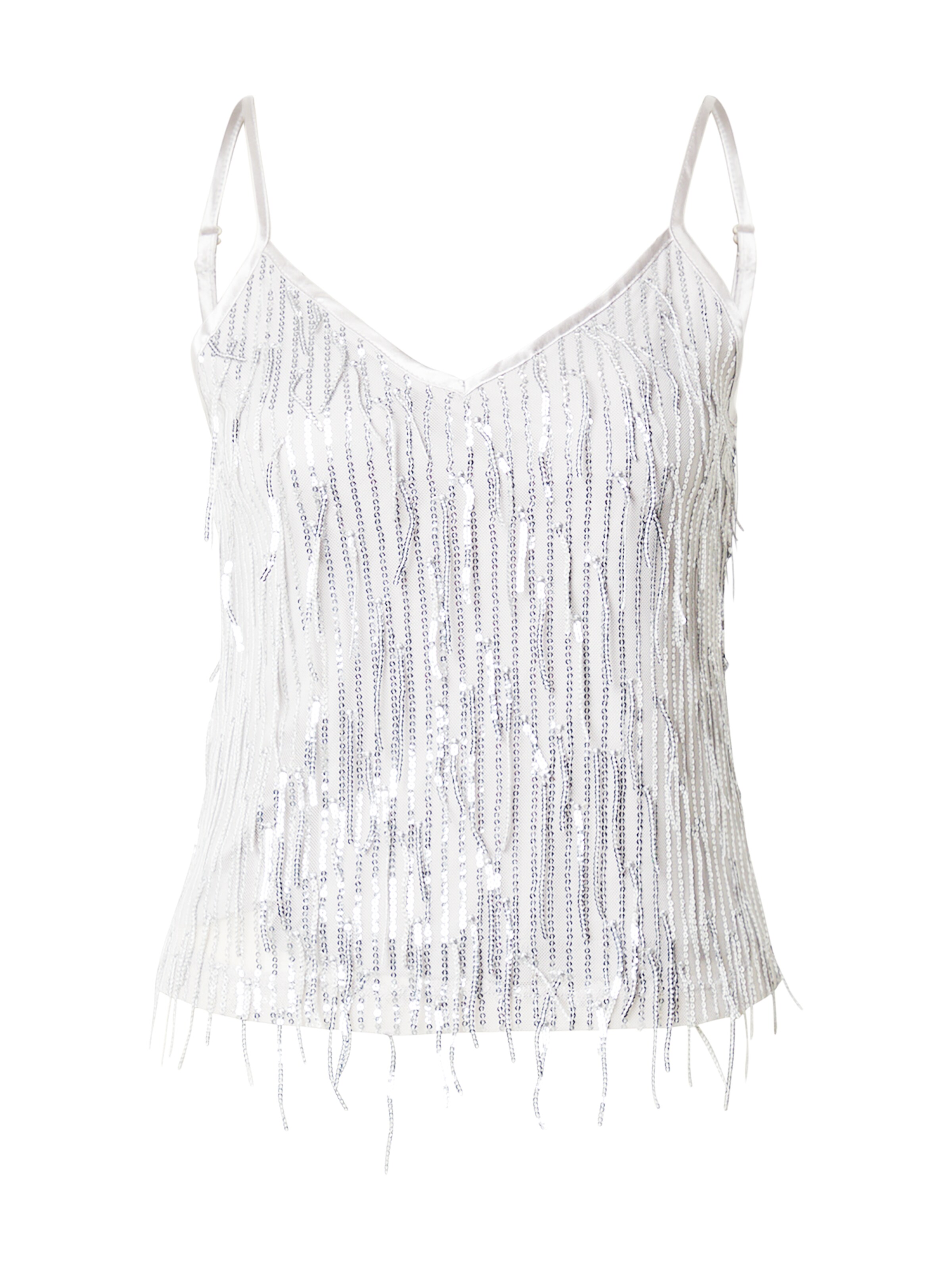 ONLY Top 'ONLSPACY' in White: front