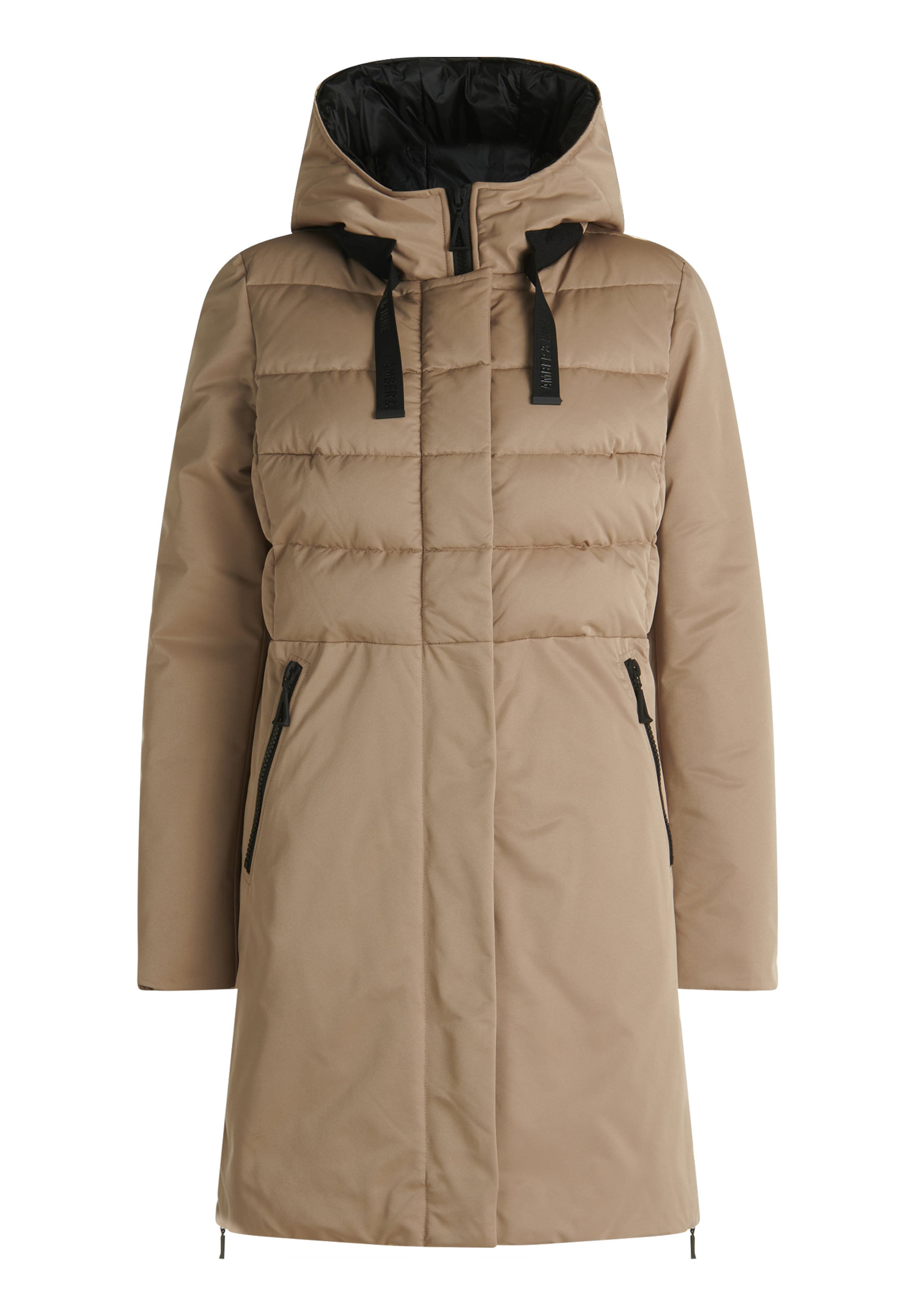 Amber & June Winter coat in Grey: front