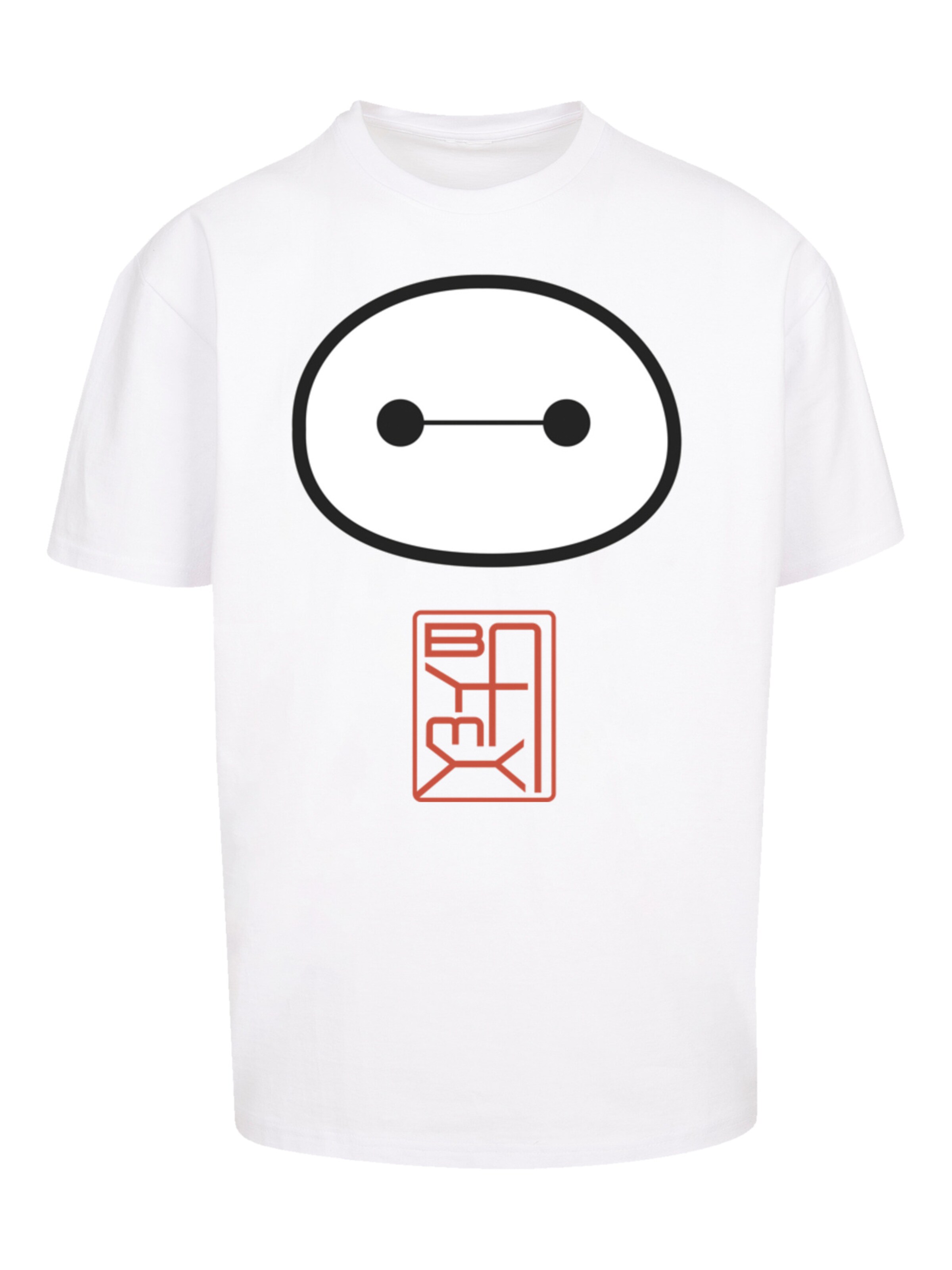 F4NT4STIC T-Shirt 'Big Hero 6 Baymax' in Weiß: Vorderseite