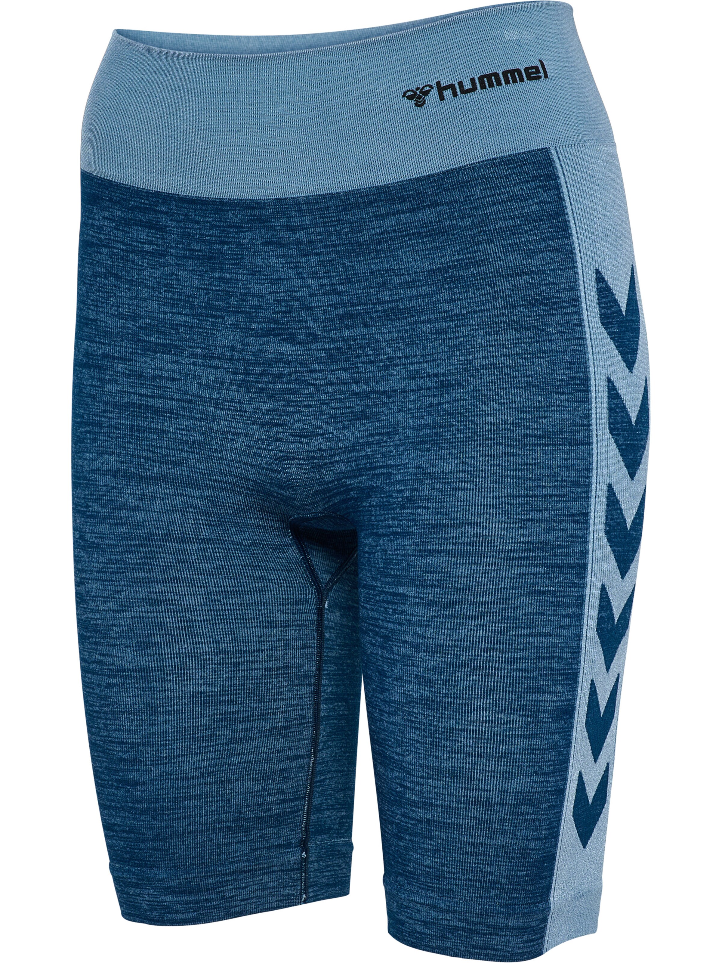 Hummel Skinny Sportbroek in Blauw