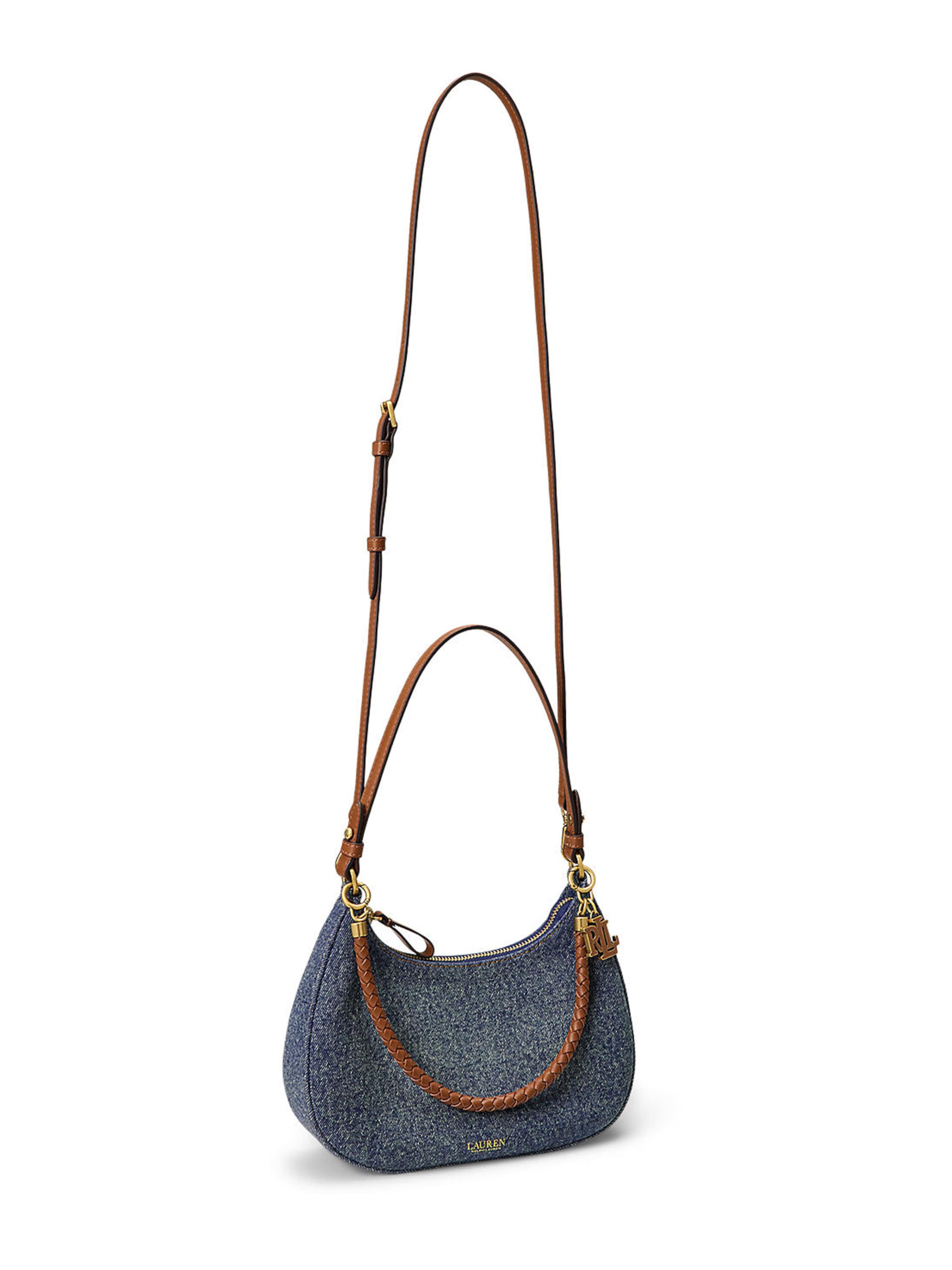 Lauren Ralph Lauren Schultertasche 'MRCY' in Blau