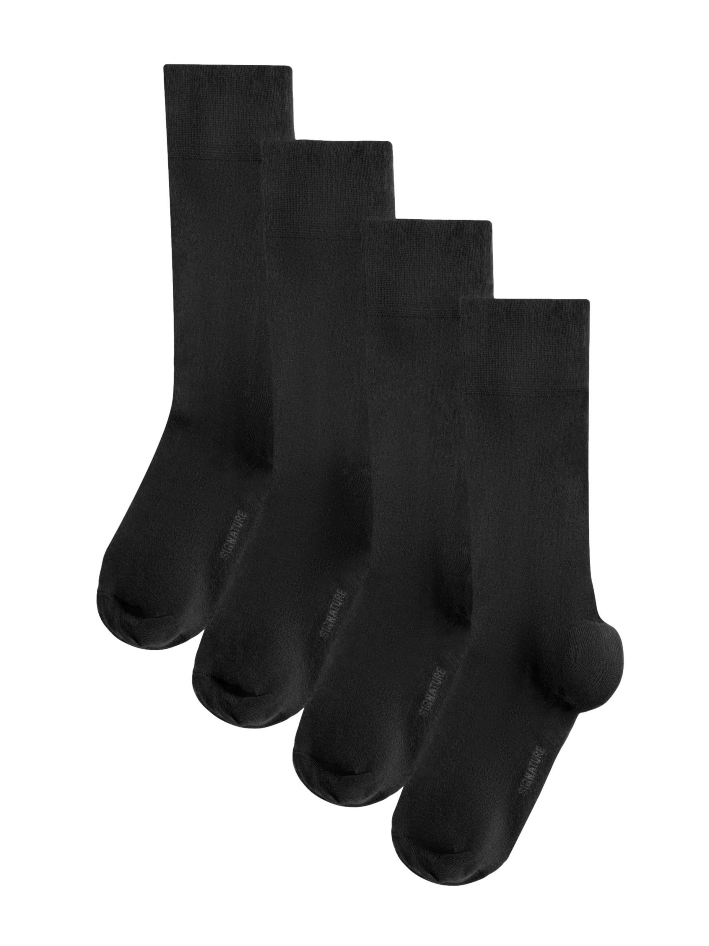 Calzino 'Essential' di Next in nero: frontale