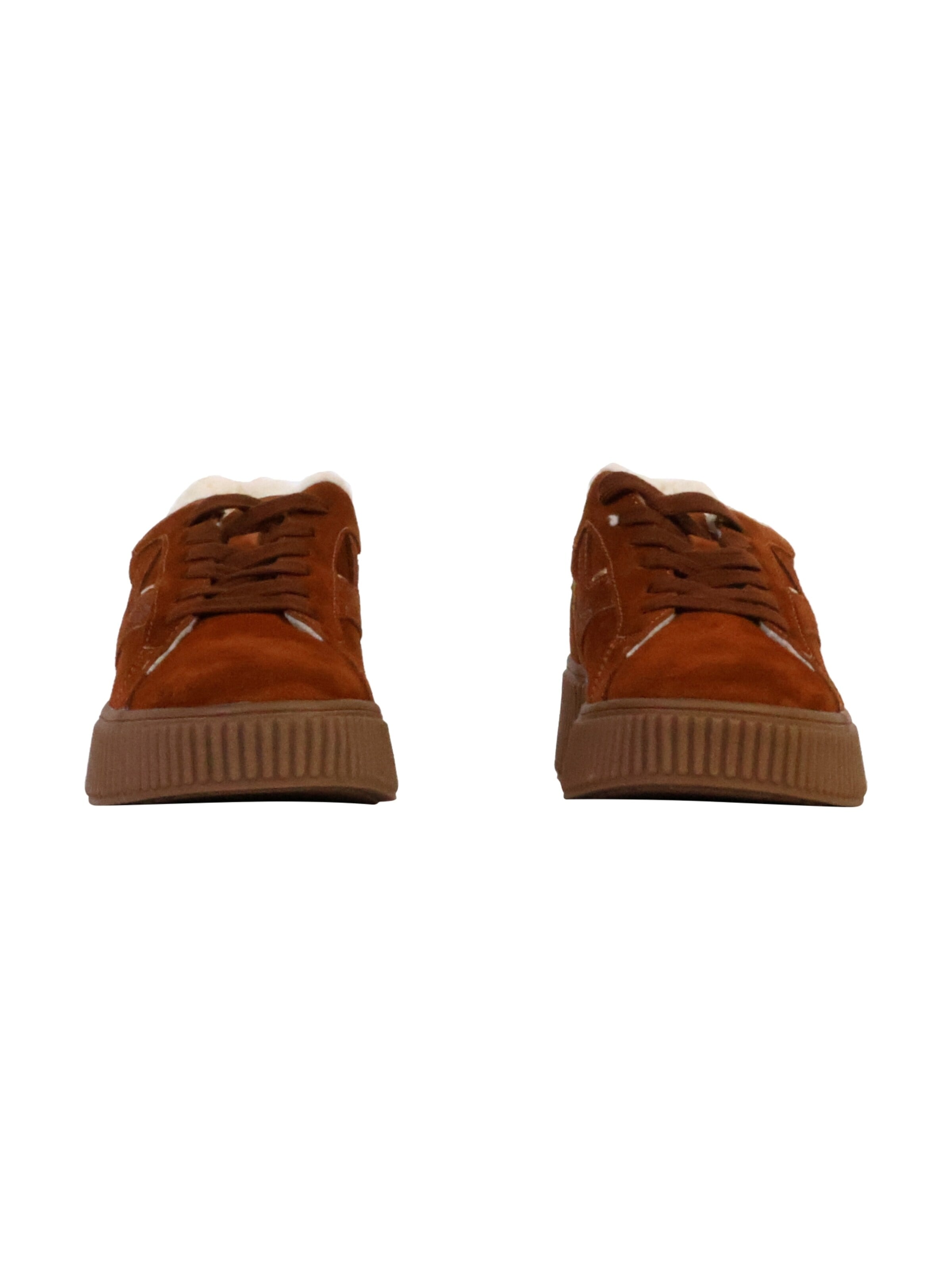 Chaussure de sport à lacets 'Alénoa-Sneaker aus Leder' The Divine Factory en marron